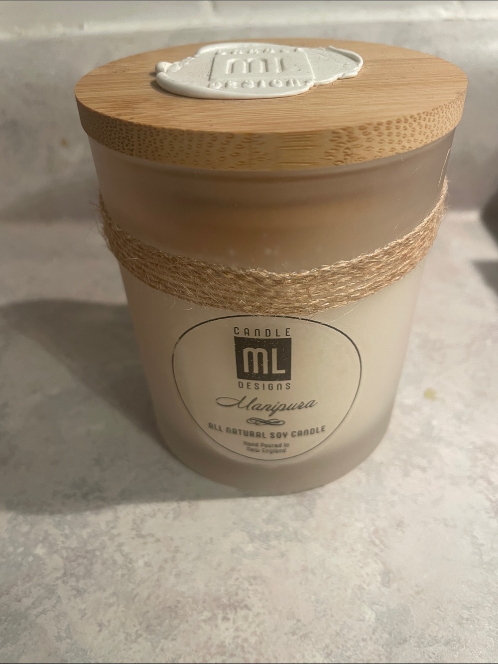ML Designs Manipura Natural Soy Candle